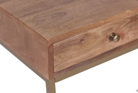 Petite Desk with Built in Outlet