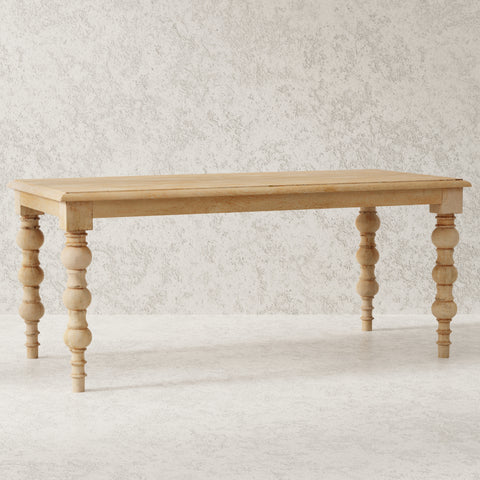 French Country 84" Rectangular Dining Table
