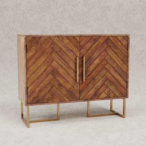 Herringbone 36"W Sideboard