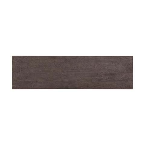 French Country 58" Bench, Coffee Brown