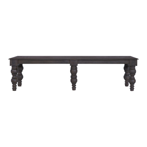 French Country 70"L Bench, Coffee Brown