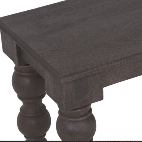 French Country 70" Bench, Coffee Brown