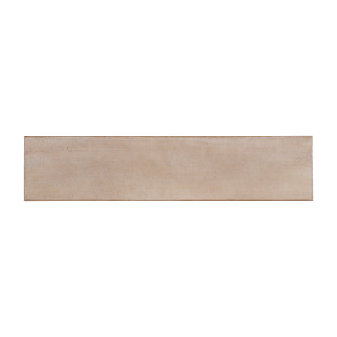 French Country 70" Bench, Natural-Rustic White