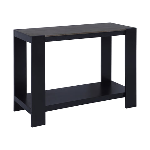 Axis Modern 2-Tone Console Table, Olive Gray