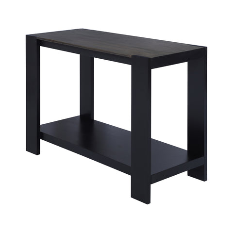 Axis Modern 2-Tone Console Table, Olive Gray