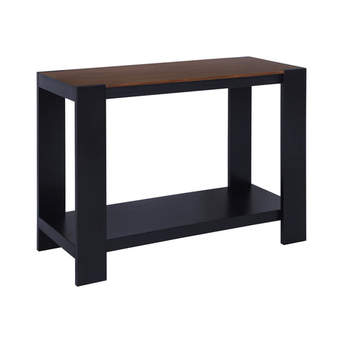 Axis Modern 2-Tone Console Table, Walnut