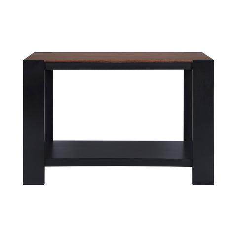 Axis Modern 2-Tone Console Table, Walnut