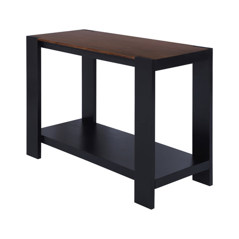 Axis Modern 2-Tone Console Table, Walnut