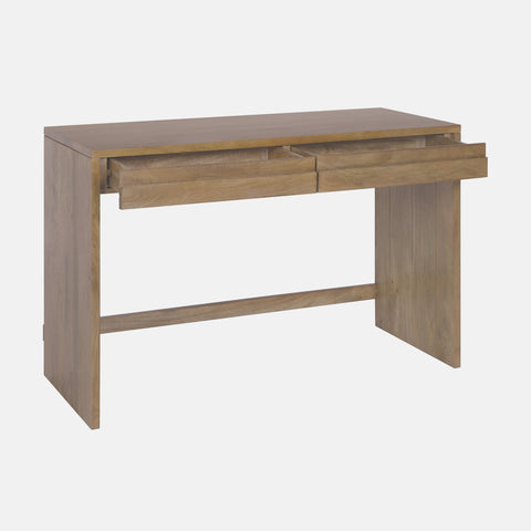 Bennett Modern Desk with Drawers, Sunshine