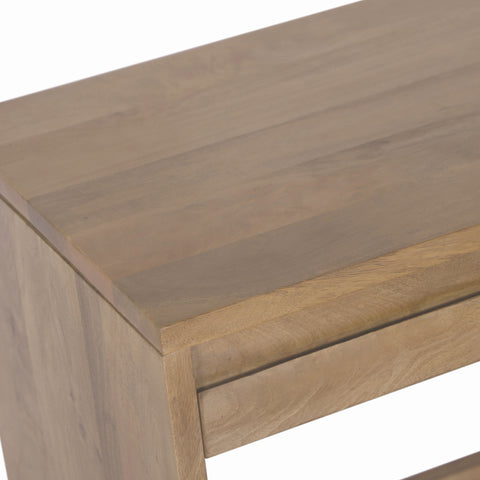 Bennett Modern Desk with Drawers, Sunshine
