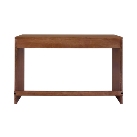 Modern 2-Drawer Desk, Walnut