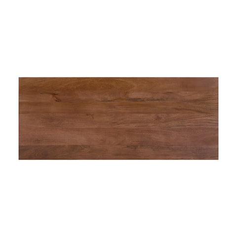 Modern 2-Drawer Desk, Walnut