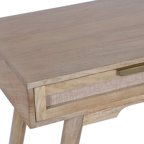 Madison Linen Desk with Built-in Power, Wheatfield