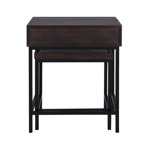 Atelier Nesting End Table Set, Choco B