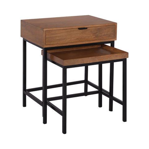 Atelier Nesting Side Table Set, Honey