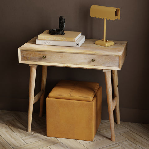 Acacia Home Office Desk, Wheatfield