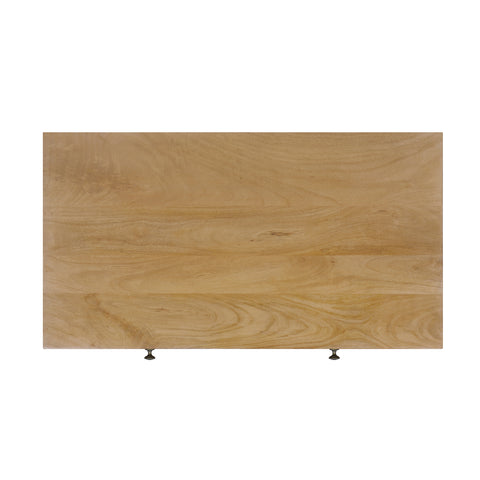 Linden Modular Desk with Built-In Power, Sunshine