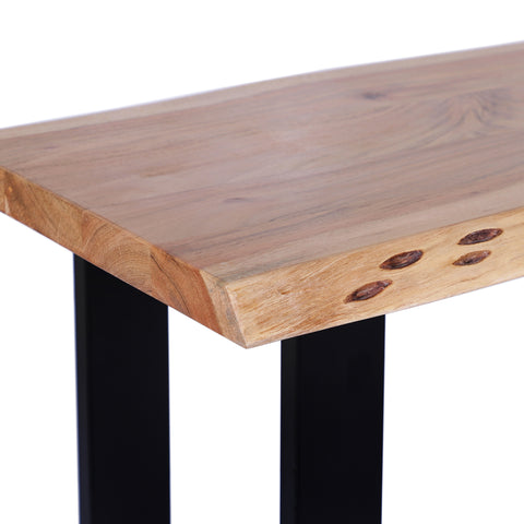 Acacia 70" Live Edge Console Table, Natural