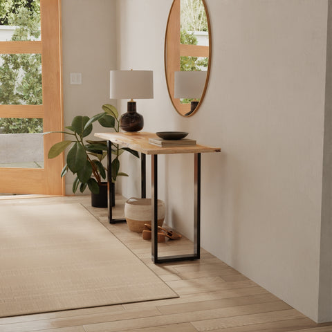 Acacia 70" Live Edge Console Table, Natural