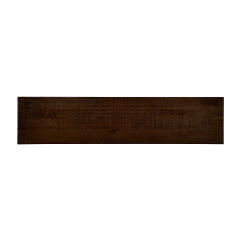 Rustic Forge 70" Console Table with Metal Legs, Sawn Farmhouse Brown