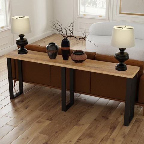 Mango Distressed 90" Dining Console Table