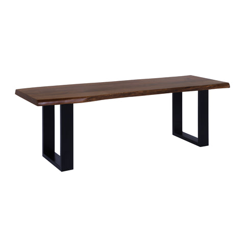 Live Edge Acacia 55" Bench, Acacia Standard
