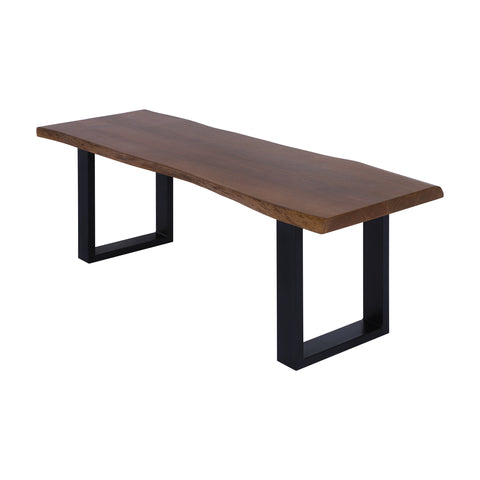 Live Edge Acacia 55" Bench, Acacia Standard