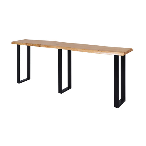 Acacia 90" Live Edge Console Table, Natural
