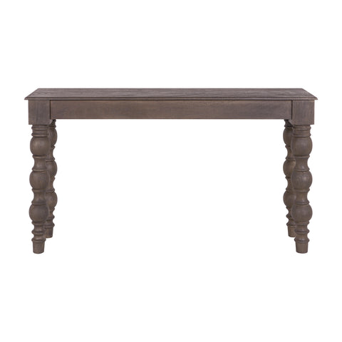 French Country Console Table, Coffee Brown