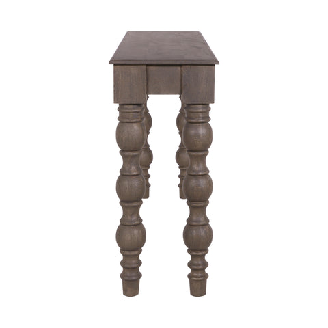 French Country Console Table, Coffee Brown
