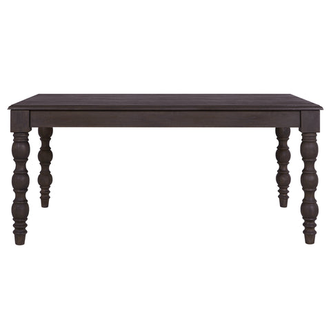 French Country 72" Rectangular Dining Table, Coffee Brown
