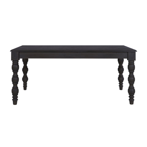 French Country 72" Rectangular Dining Table, Coffee Brown