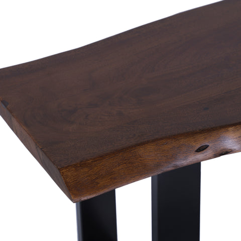 Live Edge Acacia 78" Bench, Acacia Standard
