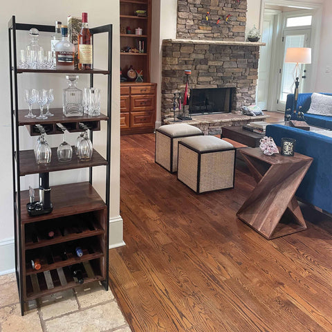 Industrial Bar & Wine Rack