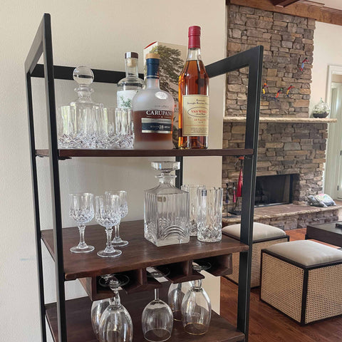 Industrial Bar & Wine Rack