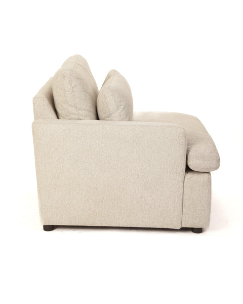 M&A Kloud 4-Piece L-Shaped Sectional Sofa - Mango and Acacia