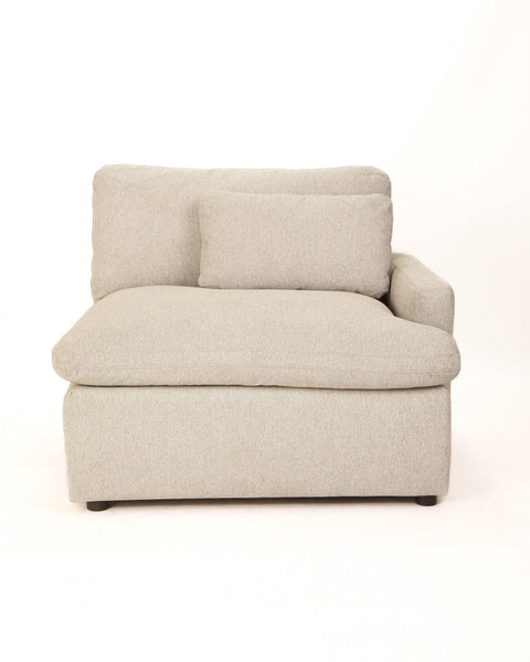 M&A Kloud 4-Piece L-Shaped Sectional Sofa - Mango and Acacia