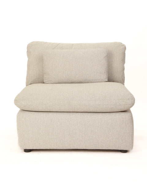 M&A Kloud 4-Piece L-Shaped Sectional Sofa - Mango and Acacia