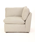 M&A Kloud 4-Piece L-Shaped Sectional Sofa - Mango and Acacia