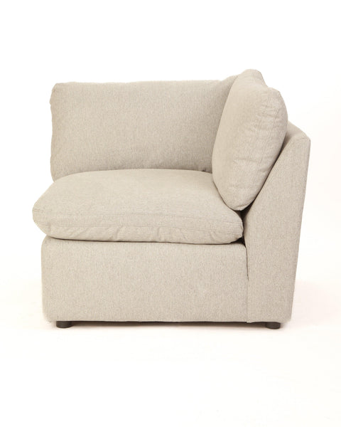 M&A Kloud 4-Piece L-Shaped Sectional Sofa - Mango and Acacia