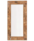 Parsons Rectangle Wall Mirror - Mango and Acacia