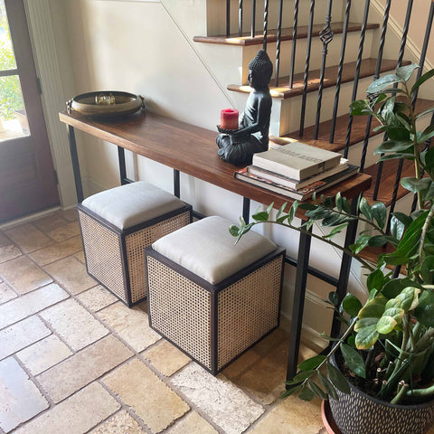 Rosewood 70" Dining Console Table